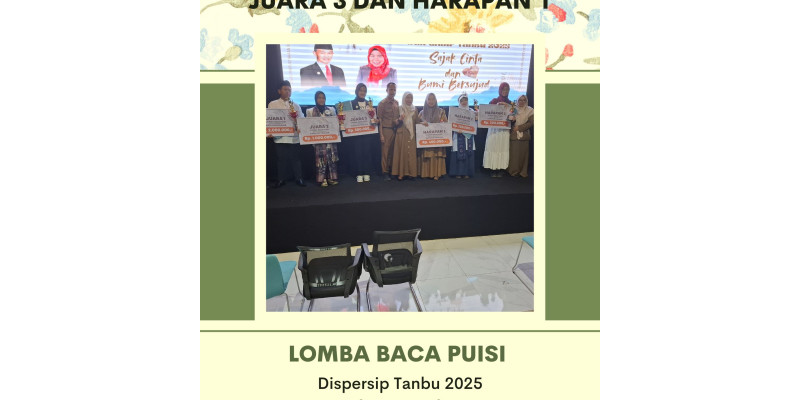 LOMBA BACA PUISI DISPERSIP TANBU 2025