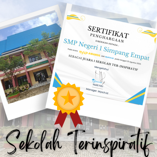 SMP NEGERI 1 SIMPANG EMPAT MENJADI SEKOLAH TERINSPIRATIF 2023