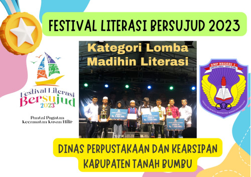 SMPN 1 SIMPANG EMPAT MERAIH JUARA DI FESTIVAL LITERASI BERSUJUD
