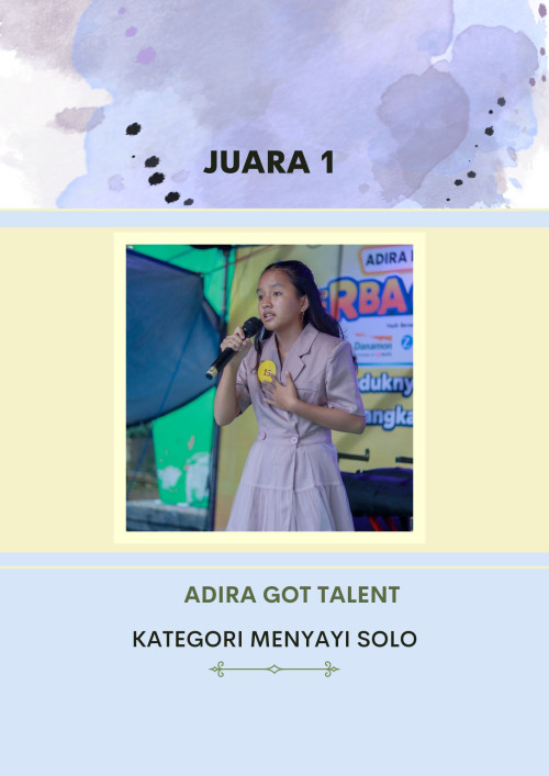 VICTORIA WINNEY MENJADI JUARA 1 LOMBA MENYAYI SOLO