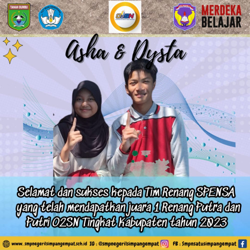 DOMINASI SPENSA PADA AJANG O2SN CABOR RENANG