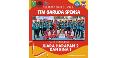 GARUDA SPENSA MERAIH JUARA HARAPAN 2 DAN BINA 1 SEKAL-SEL