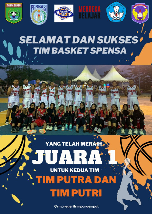 TIM BASKET SPENSA MENJADI JUARA UMUM DI LAGA PERBASI SETANBU