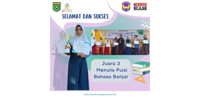 JUARA 3 PADA FESTIVAL TUNAS BAHASA IBU
